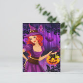 Halloween Postkarte (Stehend Vorderseite)