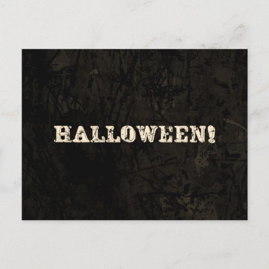 Halloween Postkarte (Vorderseite)