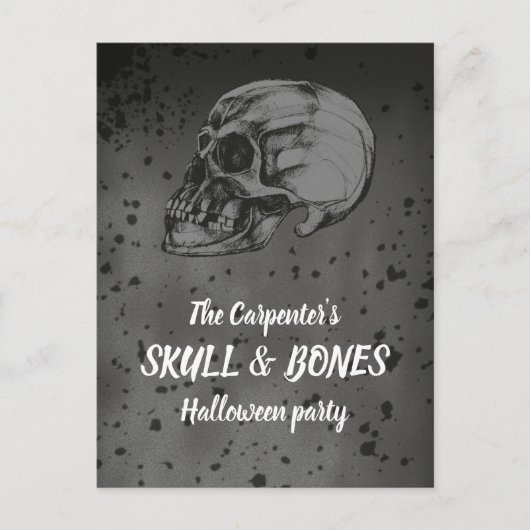 Halloween Postkarte (Vorderseite)
