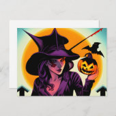 Halloween Postkarte (Vorne/Hinten)