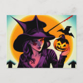 Halloween Postkarte (Vorderseite)