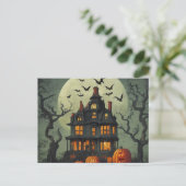 Halloween Postkarte (Stehend Vorderseite)