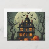Halloween Postkarte (Vorne/Hinten)