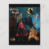 Halloween Postkarte (Vorderseite)