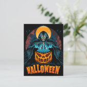 Halloween Postkarte (Stehend Vorderseite)