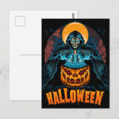 Halloween Postkarte (Vorne/Hinten)