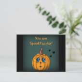 Halloween Postkarte (Stehend Vorderseite)