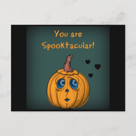 Halloween Postkarte (Vorderseite)