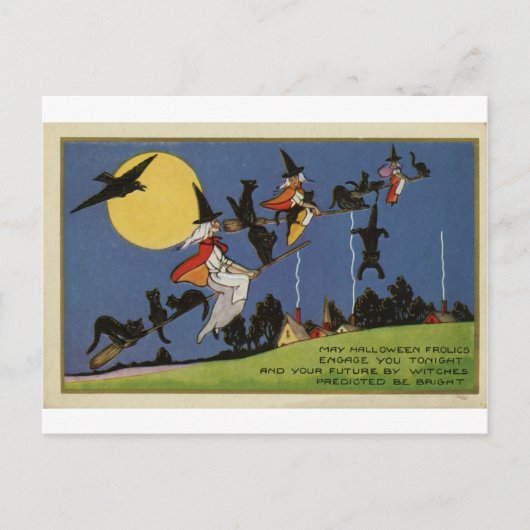 Halloween Postkarte (Vorderseite)