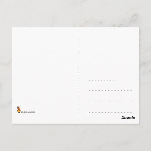 Halloween Postkarte (Rückseite)