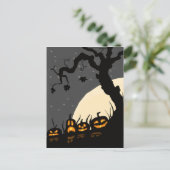 Halloween Postkarte (Stehend Vorderseite)