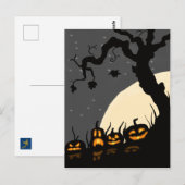 Halloween Postkarte (Vorne/Hinten)