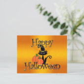 Halloween Postkarte (Stehend Vorderseite)