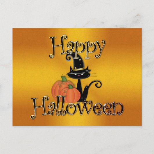 Halloween Postkarte (Vorderseite)