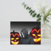 Halloween Postkarte (Stehend Vorderseite)