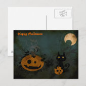 Halloween Postkarte (Vorne/Hinten)
