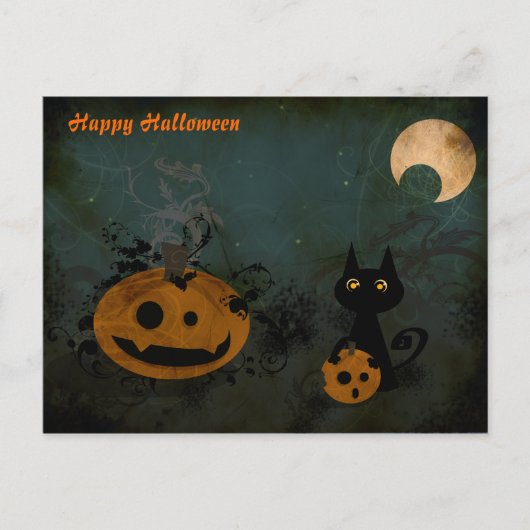 Halloween Postkarte (Vorderseite)