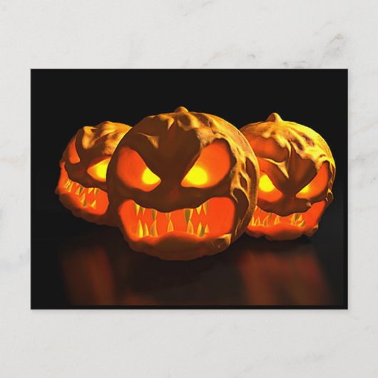 Halloween Postkarte (Vorderseite)