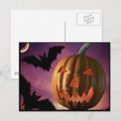 Halloween Postkarte (Vorne/Hinten)