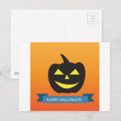 Halloween Postkarte (Vorne/Hinten)