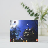 Halloween Postkarte (Stehend Vorderseite)