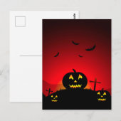 Halloween postkarte (Vorne/Hinten)