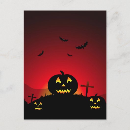 Halloween postkarte (Vorderseite)