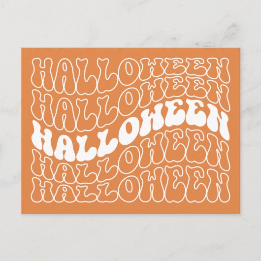 Halloween Postkarte (Vorderseite)