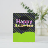 Halloween Postkarte (Stehend Vorderseite)