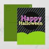 Halloween Postkarte (Vorne/Hinten)