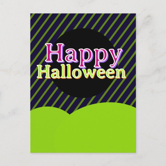 Halloween Postkarte (Vorderseite)