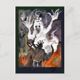 Halloween Postkarte