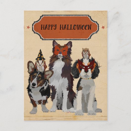 HALLOWEEN Postkarte (Vorderseite)