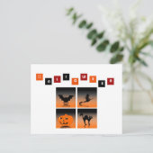 halloween postkarte (Stehend Vorderseite)