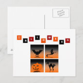 halloween postkarte (Vorne/Hinten)