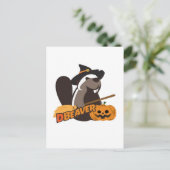 Halloween Postkarte (Stehend Vorderseite)