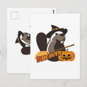 Halloween Postkarte (Vorne/Hinten)