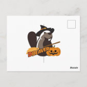Halloween Postkarte (Rückseite)