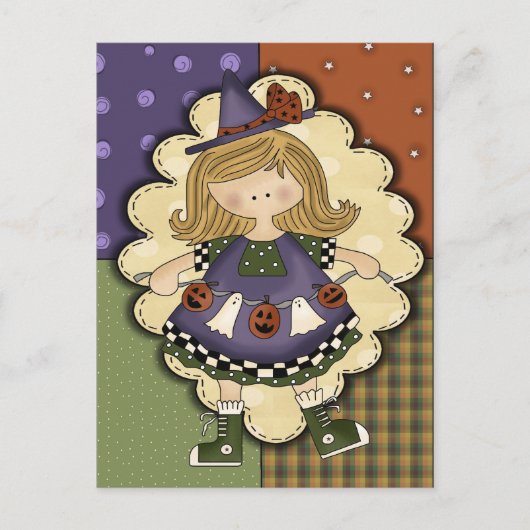 Halloween Postkarte (Vorderseite)