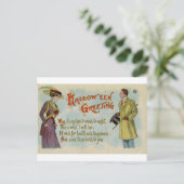 Halloween Postkarte (Stehend Vorderseite)