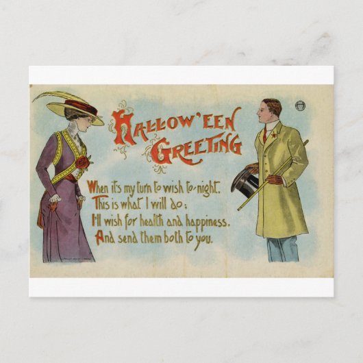 Halloween Postkarte (Vorderseite)