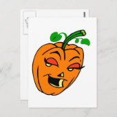 halloween postkarte (Vorne/Hinten)