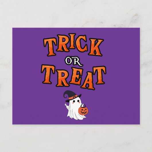 Halloween-Postkarte Feiertagspostkarte (Vorderseite)