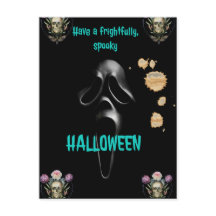 Halloween-Postkarte