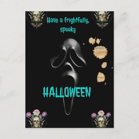 Halloween-Postkarte Feiertagspostkarte (Vorderseite)