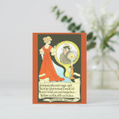 Halloween Postkarte für Frauen Vintager Spaß (Stehend Vorderseite)