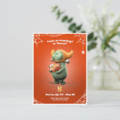 Halloween Postkarte für Taurus (Stehend Vorderseite)