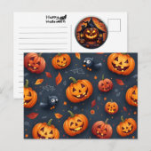 Halloween-Postkarte Postkarte (Vorne/Hinten)