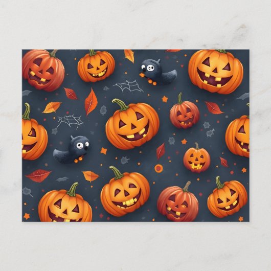 Halloween-Postkarte Postkarte (Vorderseite)