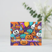 Halloween-Postkarte Postkarte (Stehend Vorderseite)